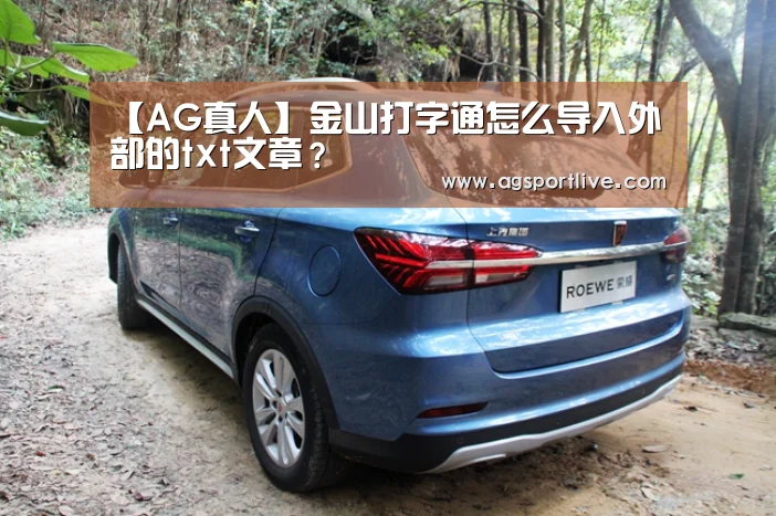 【AG真人】金山打字通怎么导入外部的txt文章?(图3) AG真人